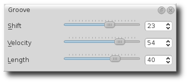 Groove Settings Window