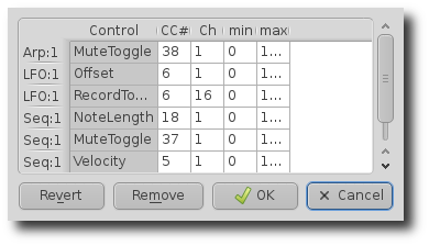 Midi Control Editor